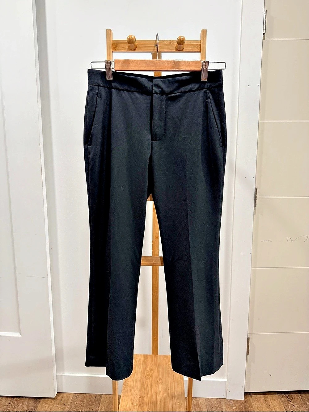 Zara Black Trousers Size US 2 Like New